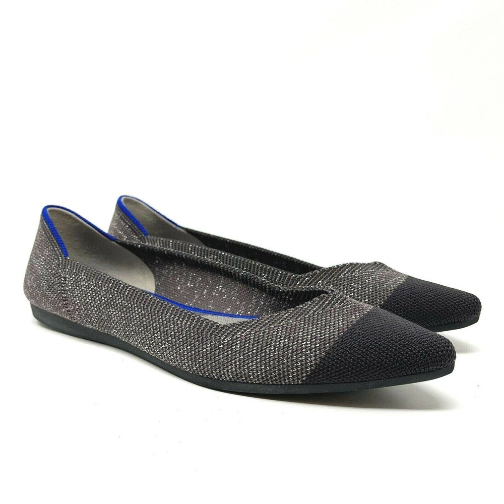 Rothy's The Point Twilight Metallic Captoe 6.5 - image 1